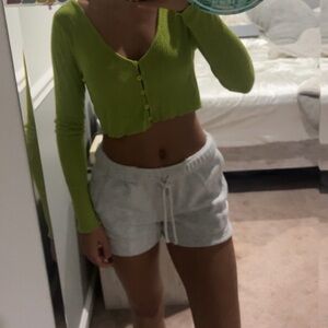 PacSun Green Crop Top